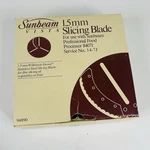 Sunbeam Vista 1.5MM Slicing Blade 94890 Food Processor Vintage 1983 Box. Fixed Price $20.00.