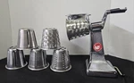 Health Craft Food Processor Hand Cranked Slicer Shredder 6 Cones. Fixed Price $49.99.