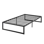 Zinus Abel 14" Metal Bed Frame With Steel Slat Support, Twin. Fixed Price $55.95.