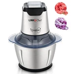 Linkchef Electric Food Chopper, 1.2L Meat Grinder Processor Stainless Steel. Fixed Price $21.09.
