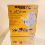 Presto Saladshooter 02910 Electric Slicer Shredder W/ Slicing & Shredding Cones. Fixed Price $18.99.