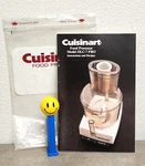 1982 Cuisinart Classic Food Processor User Manual Book Guide W/og Bag**. Fixed Price $5.00.