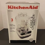 Kitchenaid KFC3100CR Mini Food Processor Cup, Dishwasher Safe Chrome Color Nib. Fixed Price $59.99.