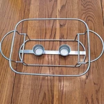 2 Cuisinart 7BSRT-31 Metal Silver Wire Casserole Dish Holder Tea Light Warmer. Fixed Price $22.59.