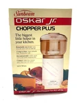 Sunbeam Oskar Jr Plus Electric Food Chopper 1987 Model 14131 New. Fixed Price $79.95.