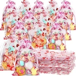 100 Pcs Heart Organza Bags Valentine Jewelry Pouch Candy Cookies. Fixed Price $15.59.