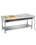 Vevor 5-PAN Commercial Food Warmer Steam Table With Independent Temperature. Fixed Price $759.99.