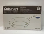 Cuisinart Chefs Classic Enameled Cast Iron Blue Fry Pan. Fixed Price $39.99.