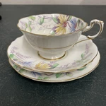 Rare Artdeco Paragon Flower Tea Cup Saucer & Plate Trio Fine Bone China. Fixed Price $130.27.