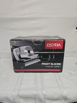 Ostba SL518 200W Electric Deli Meat Slicer, 7.5" Removable Stainless Steel Blade. Fixed Price $85.00.