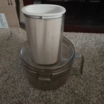 Black And Decker Food Processor Container Lid & Pusher Capacity Full D1FP1D. Fixed Price $15.96.