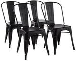 Amazon Basics Metal Dining Chairs, Easy To Assemble, Indoor/outdoor, Stackabl.... Fixed Price $153.38.