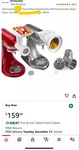 Kitchenaid Stand Mixer Attachment Pack Grinder/slicer/shredder/strainer Works. Fixed Price $74.99.