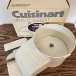 Cuisinart DLC-807 Continuous Slicing/shredding Chute Attachment Fits Custom 11. Fixed Price $19.99.