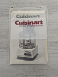 Cuisinart Food Processor Model DLC-8E Manual And Paperwork 1981. Fixed Price $12.00.