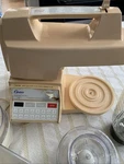 Oster Regency Kitchen Center Blender, Food Processor, 10 Speed Mixer, Beige. Fixed Price $59.00.