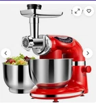 Aifeel Stand Electric Food Mixer, Red Nib. Fixed Price $130.00.