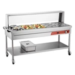Vevor Commercial Food Warmer, Pans + 2 Pots Electric Steam Table, 1800W Profes. Fixed Price $769.55.