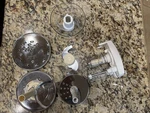 Cuisinart 14-CUP Food Processor Blades, Discs, Whisk Attachment Set. Fixed Price $50.00.