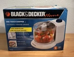 Black And Decker Home One-touch Chopper 1/2 Cup Stay Sharp Blade HC306 New. Fixed Price $29.99.
