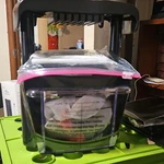 Curtis Stone Push Function Food Chopper Black Plastic 6 Cup With Container. Fixed Price $17.00.