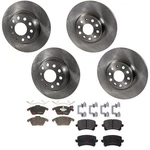 KIT-073024-10094 Trw 4-WHEEL Set Brake Disc And Pad Kits Front & Rear For Vw. Fixed Price $285.39.