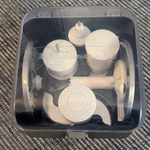 Kitchenaid Food Processor Attachments 3 Blades Discs + Case 527402. Fixed Price $29.99.