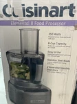 Cuisinart FP-8GMP1 Elemental 8-CUP Food Processor, Gunmetal. Fixed Price $85.00.