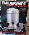 Farberware FSU-122 Automatic Stainless Steel 10-22 Cup Coffee Urn New Open Box. Fixed Price $64.99.