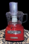 Kitchenaid Model KFP0722ER Food Processor Empire Red Cups - Euc. Fixed Price $49.99.