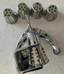 Saladmaster Food Processor Machine Versa Tec Vegetable Slicer Shredder 5 Cones. Fixed Price $150.00.