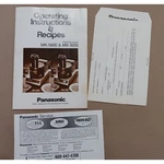 Vintage Panasonic Food Processor MK-5000 & MK-5050 Operating Instructions Reci. Fixed Price $9.99.