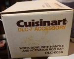 Cuisinart DLC-7 7-CUP Work Bowl W/ Handle & Activator Rod Cap DLC-005A. Fixed Price $33.80.