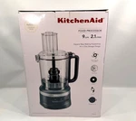 Kitchen Aid Food Processor 9-CUPS 2.1 Liters Black KFP091TSE Brand New Open Box!. Fixed Price $90.00.