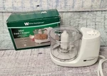 White Westinghouse Electric Mini Food Chopper Model WMC100 Kitchen Tool Cooking. Fixed Price $15.99.