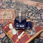 Kitchenaid KFP350 5-CUP Little Ultra Power Food Processor In Cobalt Blue. Fixed Price $99.49.