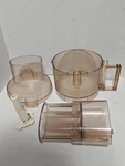 Cuisinart DLC-10 Vtg Amber Bowl Lid Chute And Dough Stem DLC-118B **no Pusher**. Fixed Price $70.00.