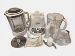 Wolfgang Puck Bistro Collection Food Processor White BBLFP001 Glass 6 Cups. Fixed Price $64.99.