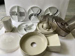 Vintage Oster Regency Kitchen Food Processor Salad Maker W/ Baldes & Attachments. Fixed Price $32.00.