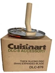 Cuisinart Dlc 876 Food Processor Thick Slicing Disc (6MM) Expanded Blade. Fixed Price $9.95.