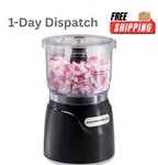 Hamilton Beach 3-CUP Electric Mini Food Chopper 350W Processor Dicer Black. Fixed Price $36.99.