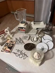 Oster Electronic Touch Control Kitchen Center W/ Attachments Tested. Fixed Price $250.00.