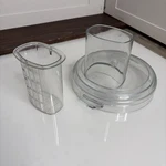 Kitchenaid KFP500WH Food Processor Work Bowl Cover Lid With Pusher 2-PIECE. Fixed Price $36.99.