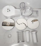 Excellent Oster Kitchen Center Food Processor Attachment Blades White 957-38F. Fixed Price $49.77.