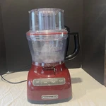 Cup Kitchenaid KFP1333 No Blades Maroon Food Processor Blender Dicer Works Vg. Fixed Price $39.50.