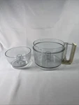 Vintage Kitchenaid Classic Food Processor KFP600WH Main & Mini Bowls Replacement. Fixed Price $29.99.