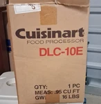 Cuisinart DLC-10E Full-size Electric Food Processor Black Motor Base Bowl Lid. Fixed Price $25.00.