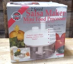 Vintage Norpro 2-SPEED Mini Food Processor Salsa Maker. Fixed Price $24.99.