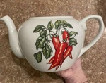 Vintage Bia Bonne Cuisine Porcelain Tea Pot Vegetable Glazed Food *see Photos. Fixed Price $17.00.