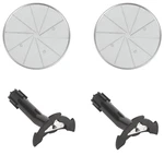2 Waring WFP113 5/64" Grating Shredding Disc W/ WFP11S7 Stem. Fixed Price $55.00.